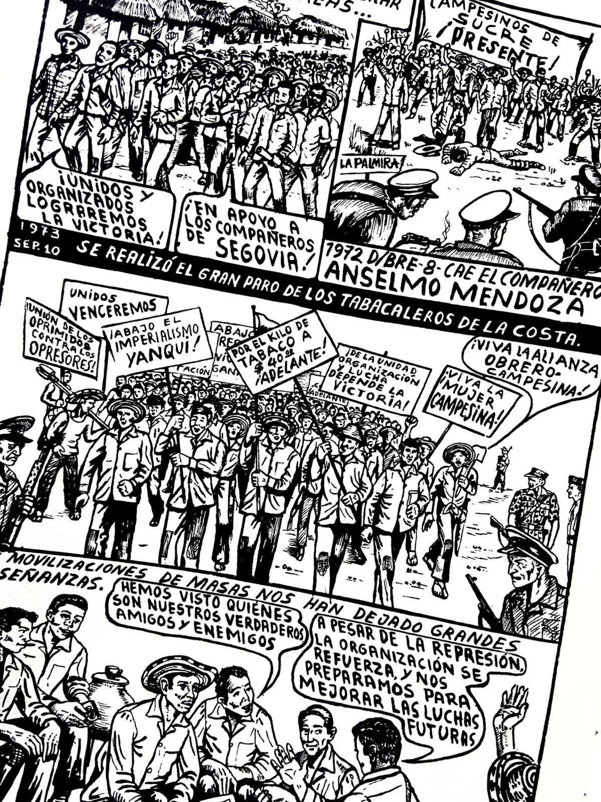 Historieta paro tabacalero