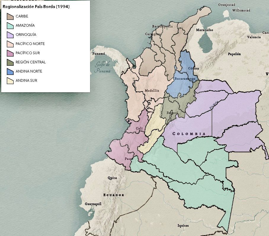 Propuesta de regionalización